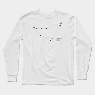 Capricorn Zodiac Constellation Long Sleeve T-Shirt